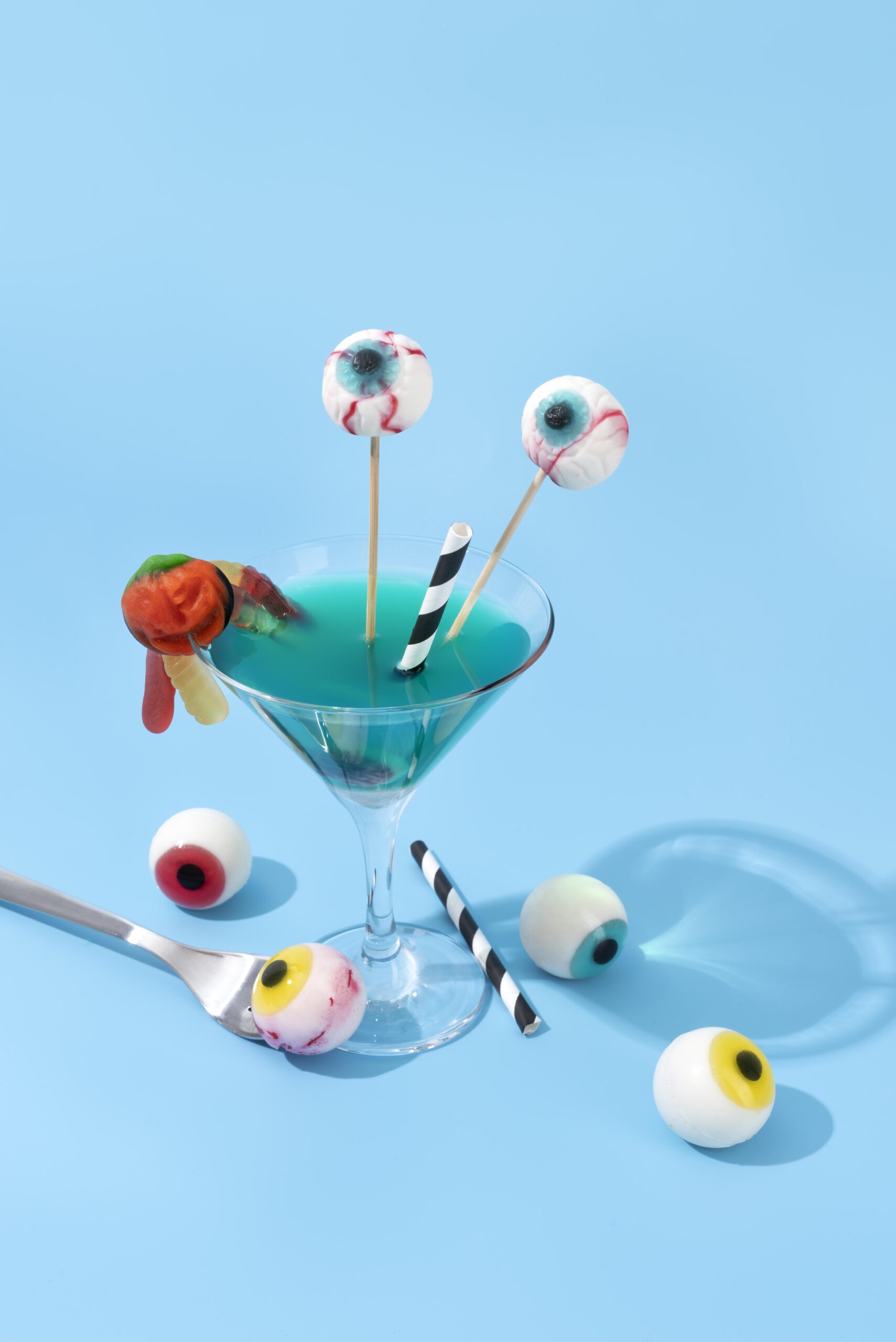 assortment creative halloween elements